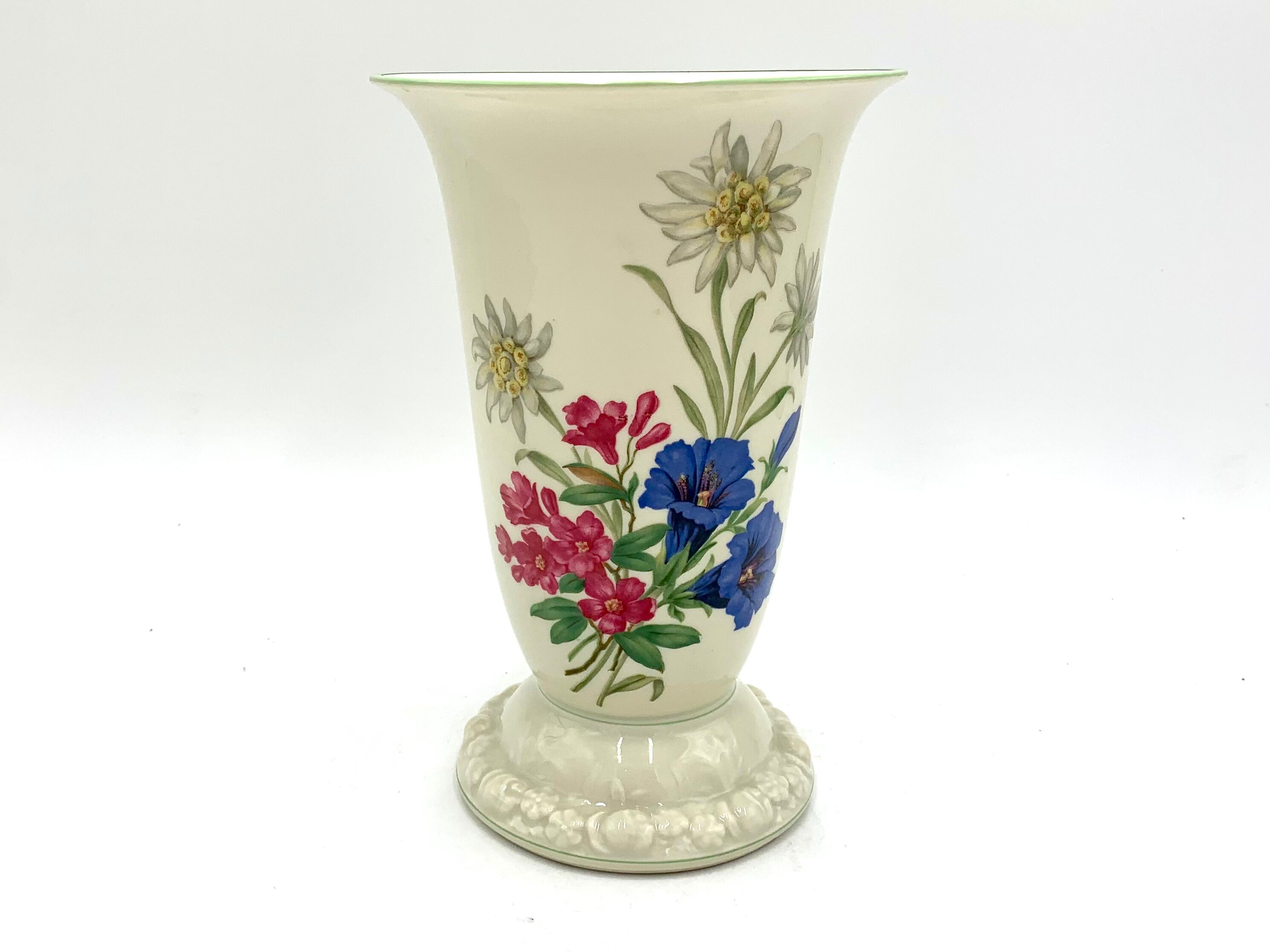 Porcelain flower vase, H & Co. Selb Bavaria Heinrich, Germany, 1960s
