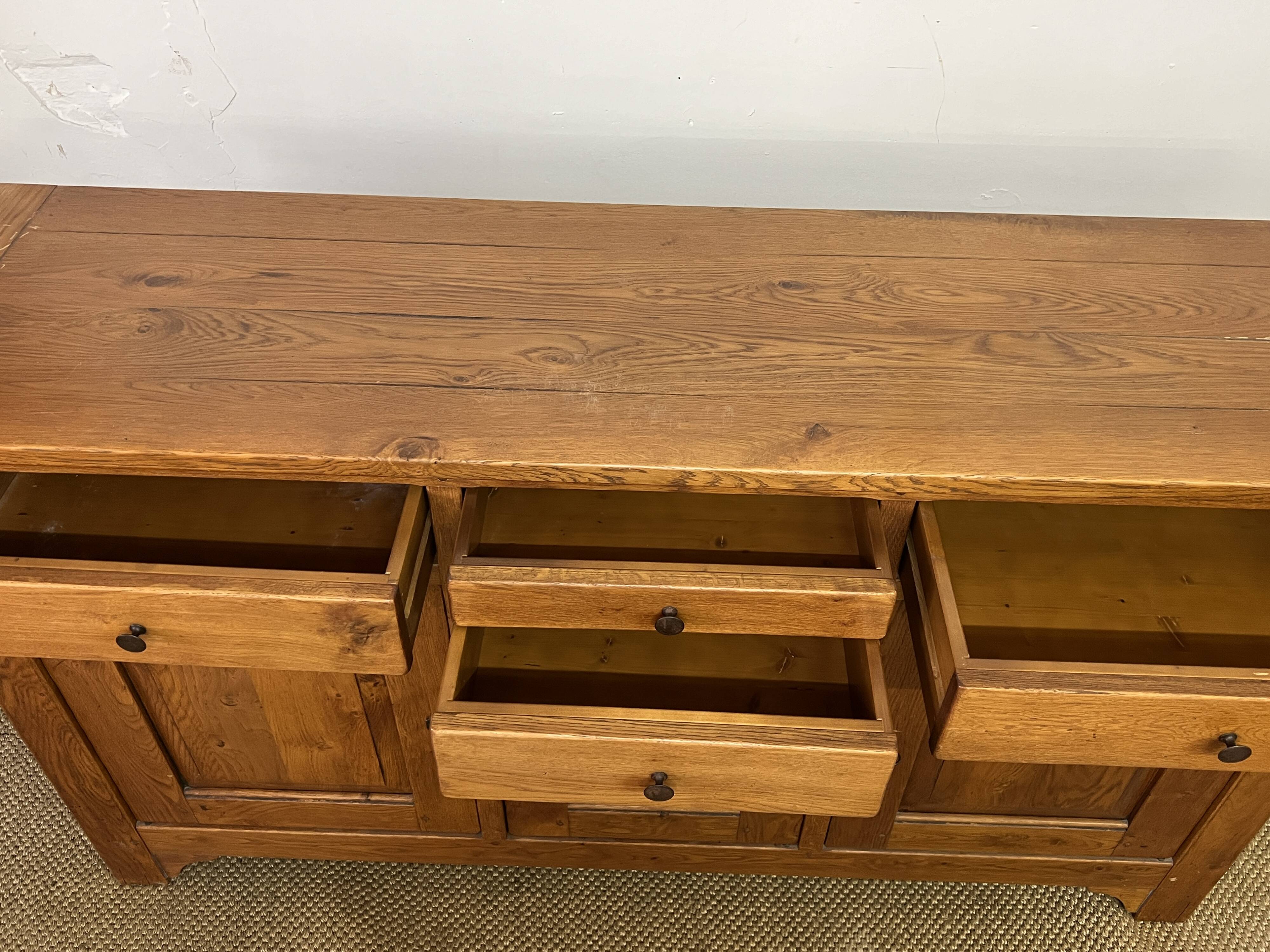 Solid wood sideboard