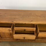 Solid wood sideboard