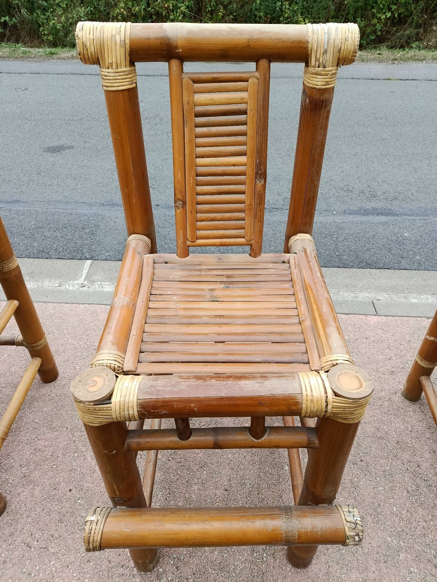 Bamboo high chairs
