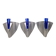Trybeca Sconces by Ingo Maurer for Design M, Germany, Set of 3