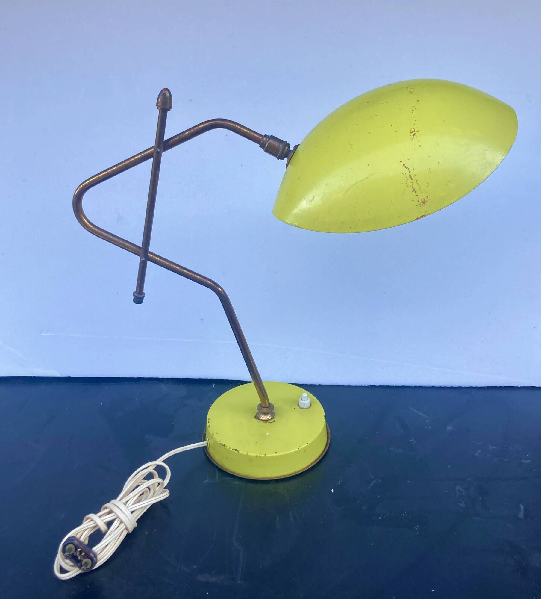 Desk lamp by jean boris lacroix - vintage from the 1950s - rare!!!