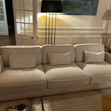 Meridiani 3-seater fabric sofa
