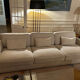 Meridiani 3-seater fabric sofa