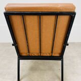 Armchair 50s metal and wood