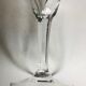 6 Champagne flutes in cut crystal of Saint Louis chantilly model
