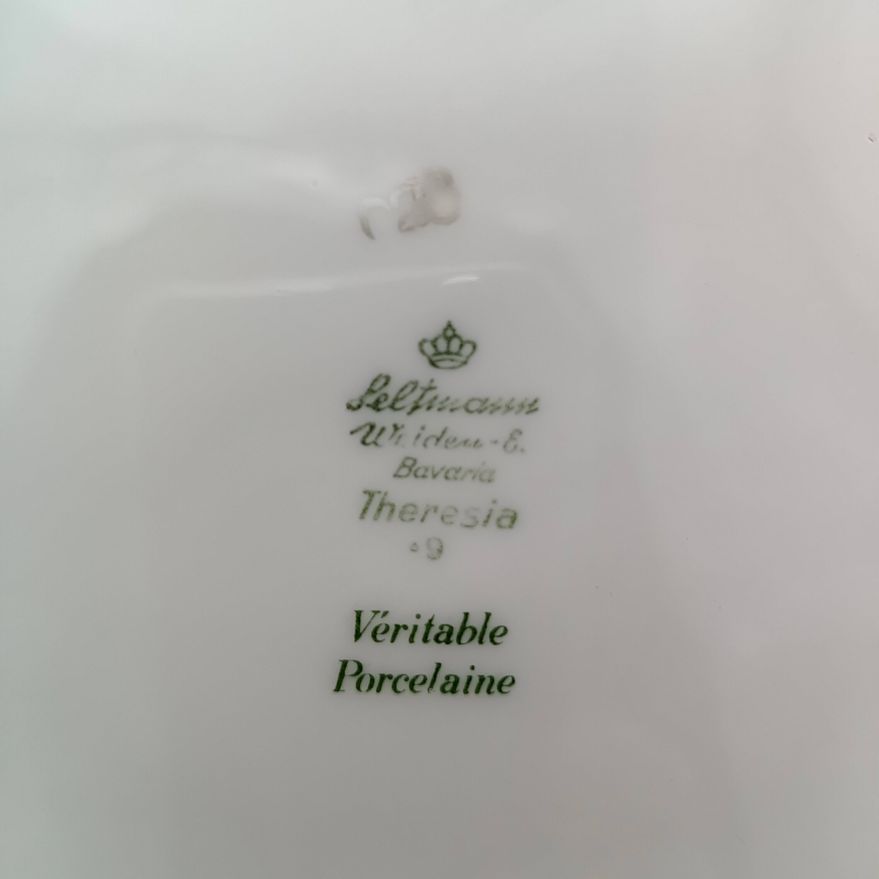 Vintage theresia porcelain salad bowl seltmann weiden bavaria