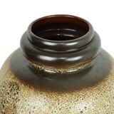 Fat Lava Vase XXL West Germany Scheurich Cream Brown 286-51