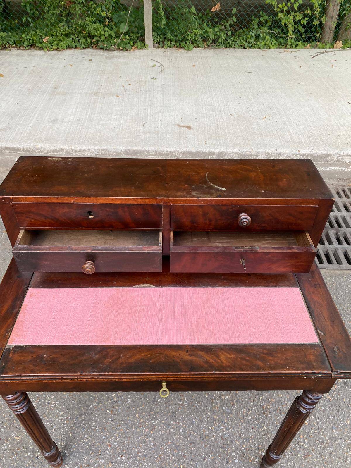 Happiness of the day desk with 19th century storage