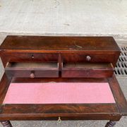 Happiness desk of the day with 19th-century storage.