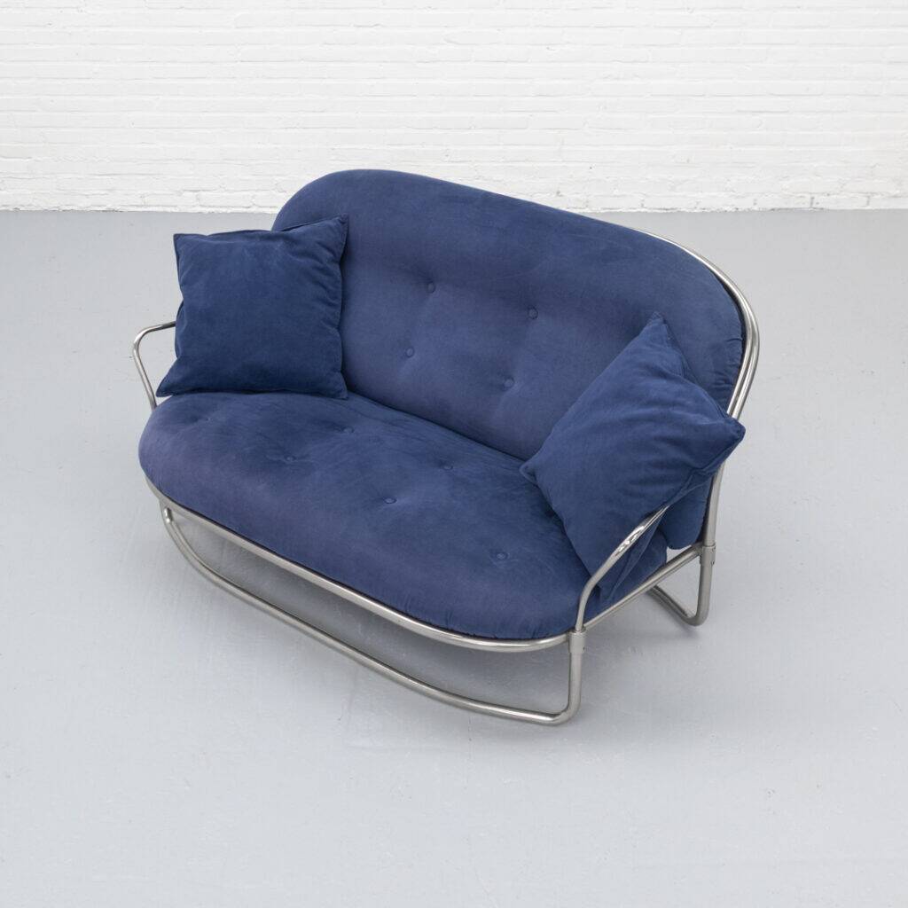 Two-seater sofa by Carlo Di Carli for Cinova Italy 1960s