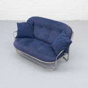 Two-seater sofa by Carlo Di Carli for Cinova Italy 1960s