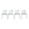 Ensemble de 4 chaises empilables industrielles