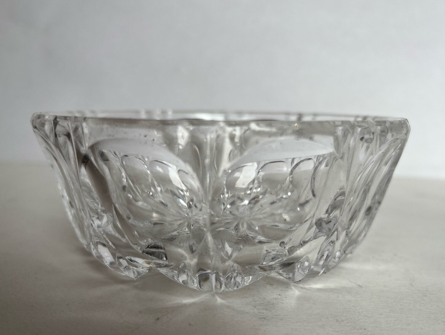 6 glass dessert cups