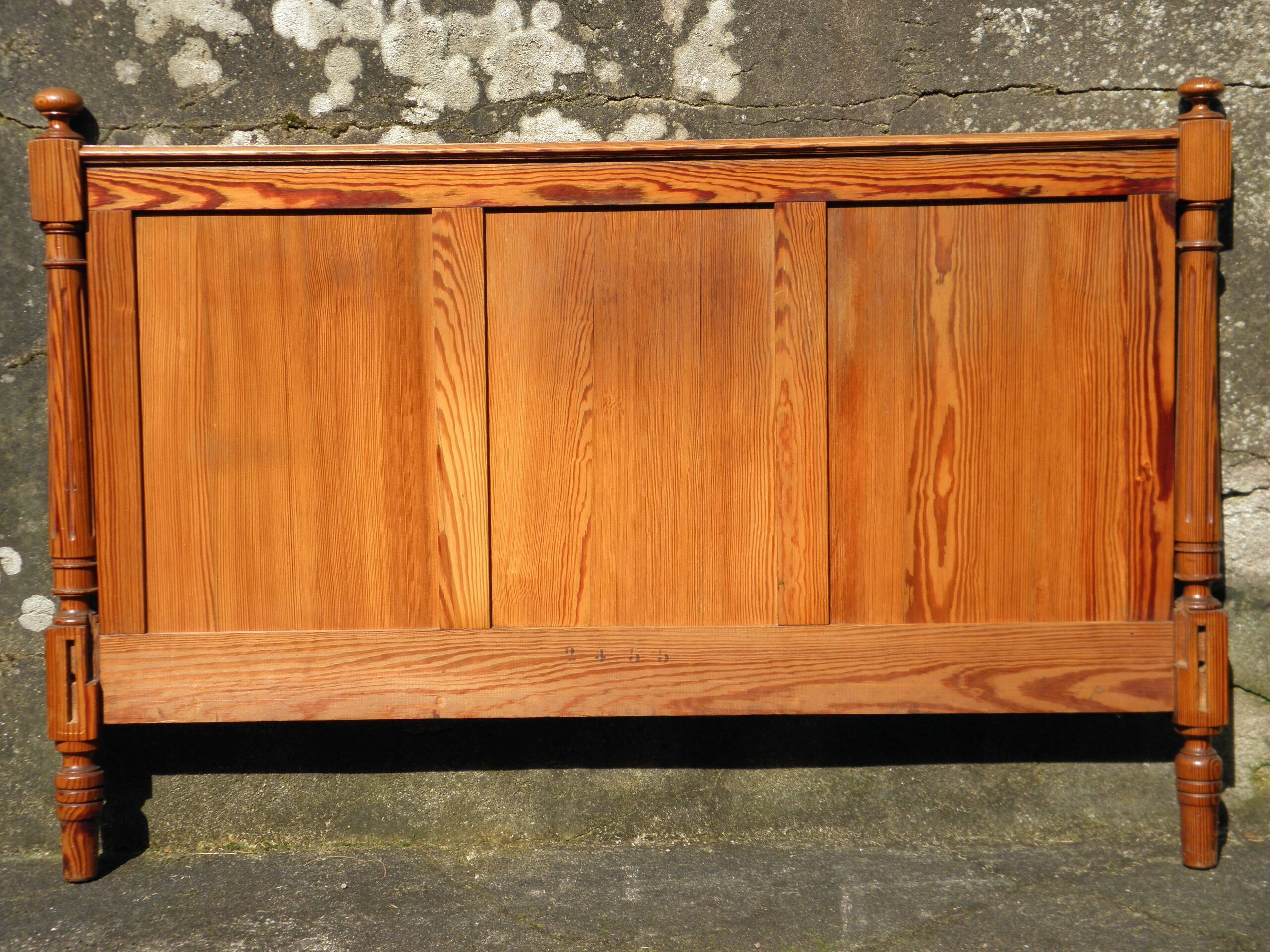 1900 bed in pitch pine 193 x 120