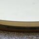 Vintage 1970 smoked Plexiglas round mirror