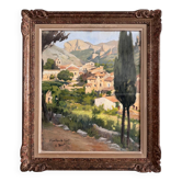 Aquarelle sur papier Saint-Guilheme-le-Désert par Ch. Mazelin XXe