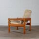 Vintage Teak Sessel Easy Chair dänisch Domino Møbler 60er 70er