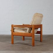 Vintage Teak Sessel Easy Chair dänisch Domino Møbler 60er 70er