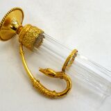 Swan neck soliflore vase in Empire style