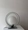 Vintage table lamp, chrome and opaline, France 1970s