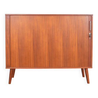 Mid-Century Danish Teak Tambour Doors Sideboard, 1960s.