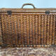 Wicker trunk woven nineteenth century