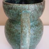 Zoomorphic pitcher in fat lava ceramic, signed Accolay, 1960s/1970s