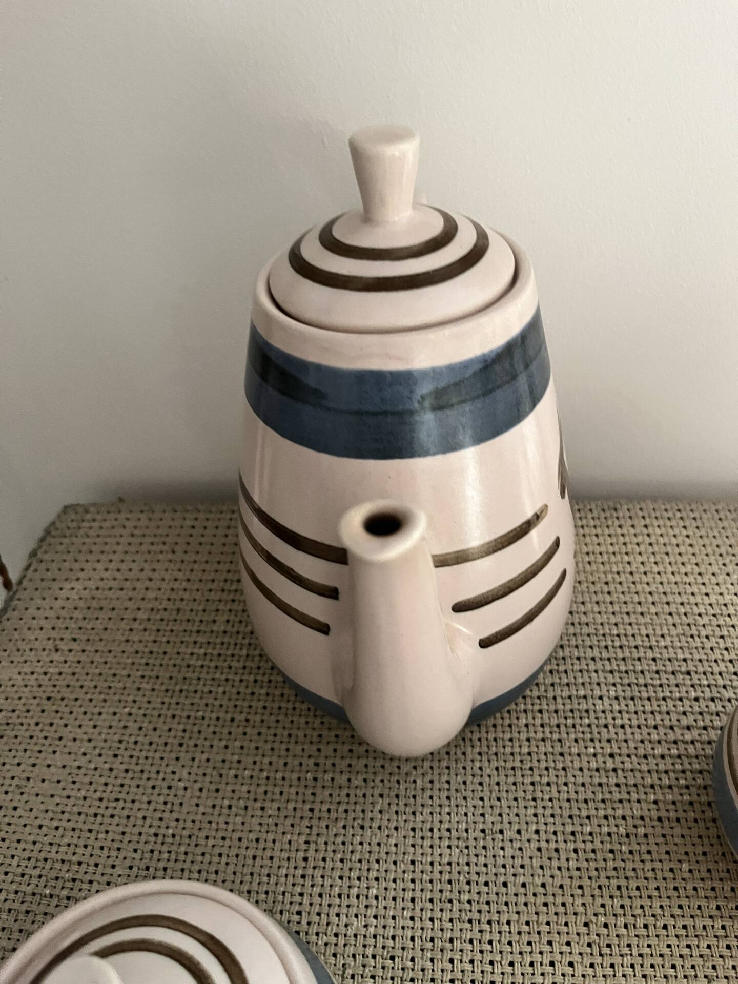 Teapot, sugar bowl, milk jug