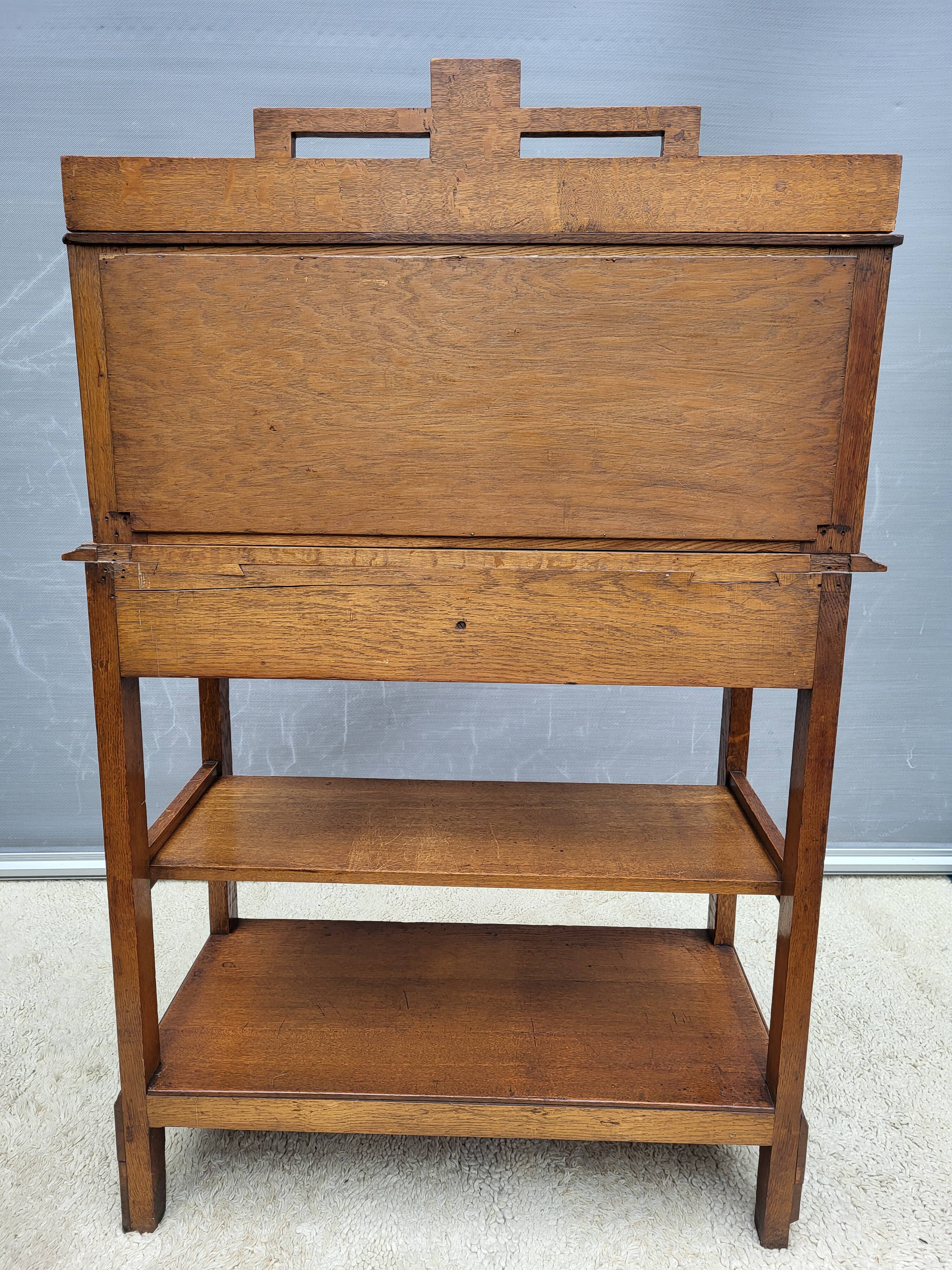 Art Nouveau 1900 Arts & Crafts Serving Trolley