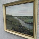 Oil Landscape, Sweden, 1940s