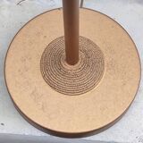 Vintage halogen floor lamp in gold metal
