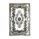 Handmade Hi-Low Pile Turkish 1980s 191 cm x 296 cm Grey Rug