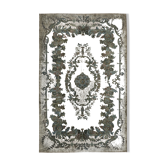 Tapis fait à la main hi-low pile turc des années 1980 191 cm x 296 cm tapis gris