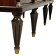 Vintage tv cabinet low cabinet mirrored mahogany veneer hollywood regency 140cm