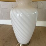 Lampe de table vintage design en verre de Murano