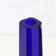 Set of 3 VEB glass vases