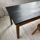 Table de ferme pin noire 250 cm