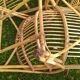 Lot de 2 fauteuils vintage forme corbeille en rotin je
