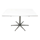 Mid-Century Modern Danish Minimalist Table by Piet Hein, Bruno Mathsson, Arne Jacobsen for Fritz Hansen, 1980s, 1984