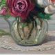 Oil on panel by jeanne prin still life with flowers mid xxe