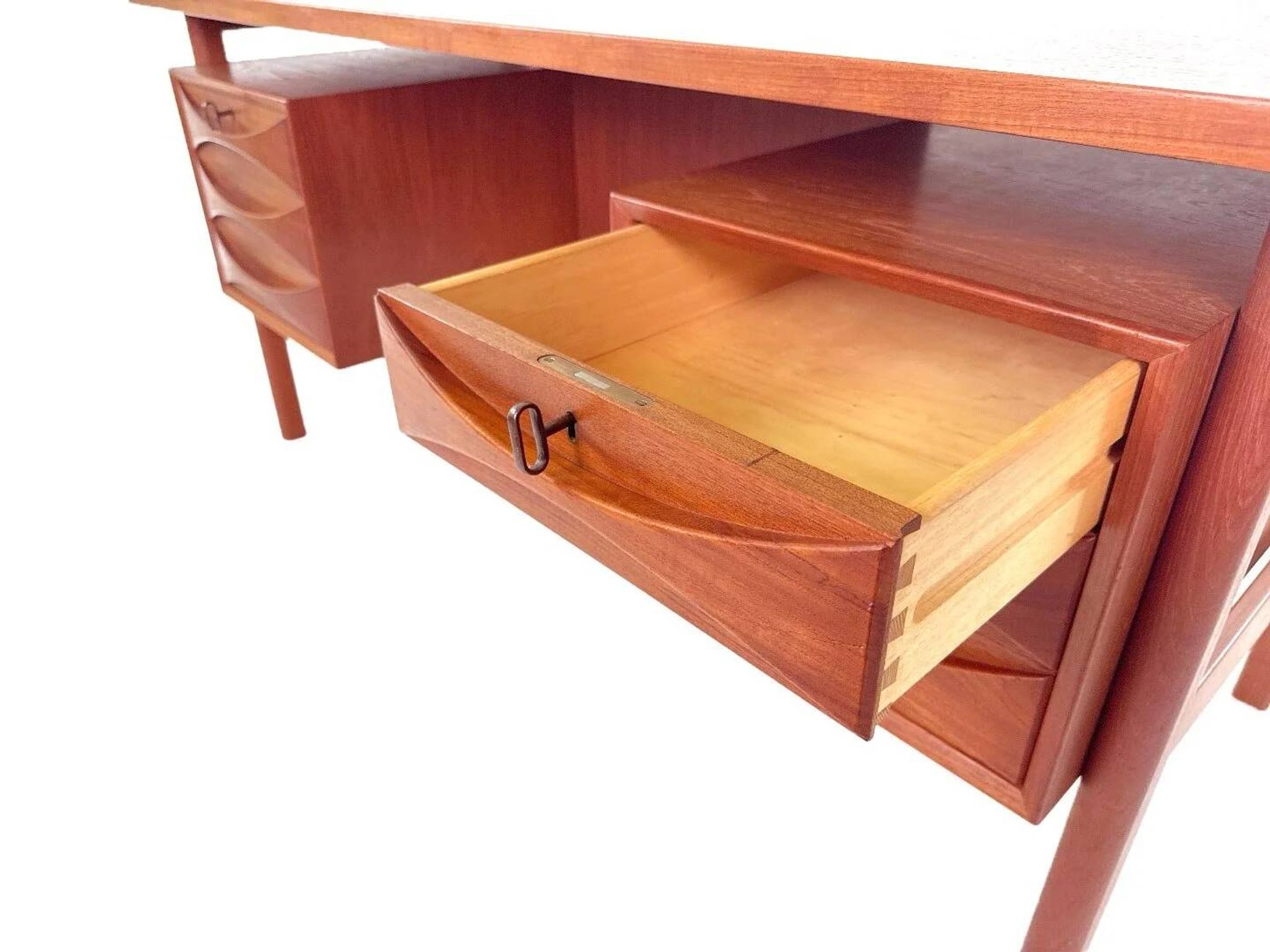 Vintage desk model 75 by Niels Clausen in teak - NC Møbler, Denmark 1960s