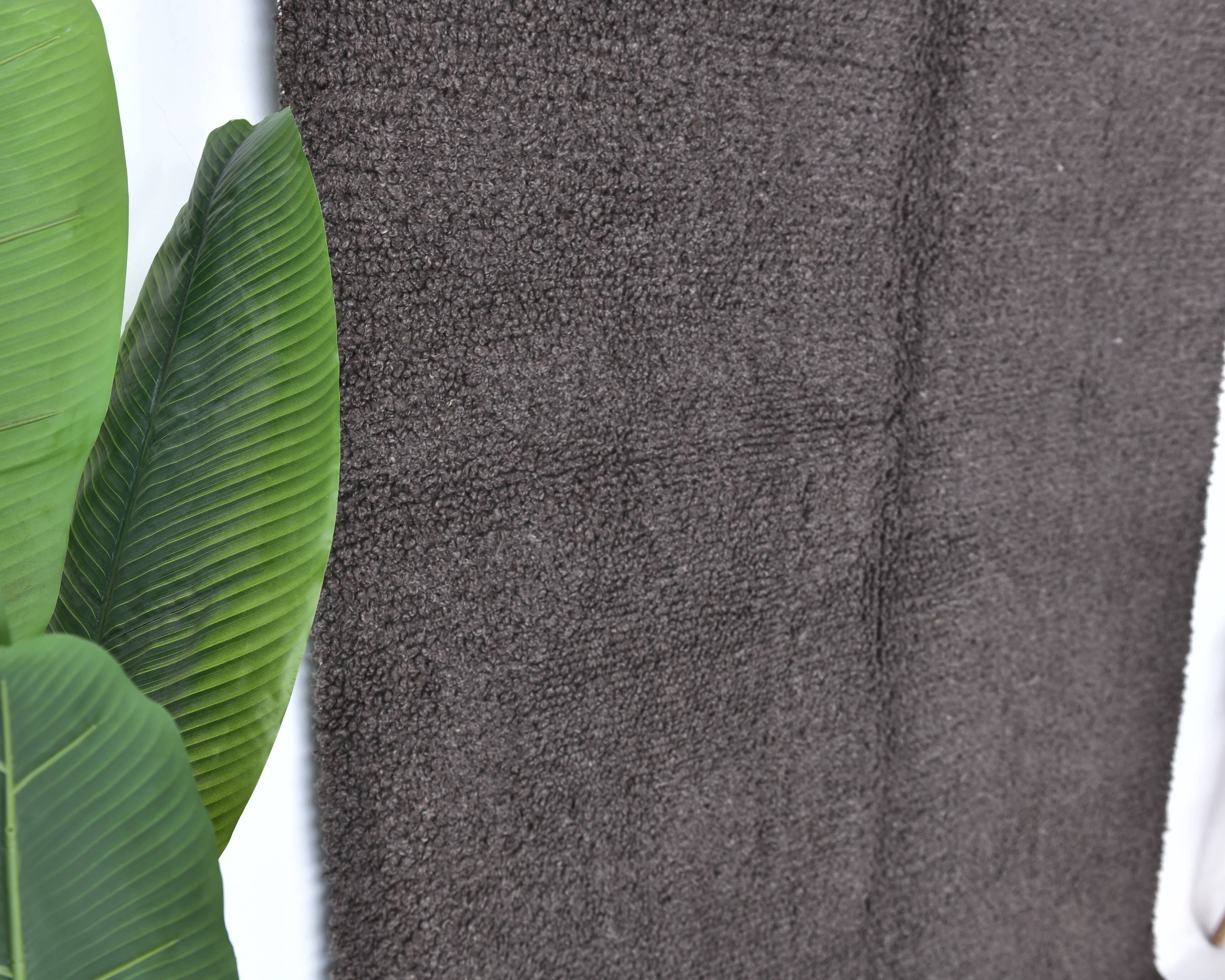 4x7 Brown & Gray Handmade Wool Vintage Rug 140x221Cm SK 241972