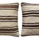 Set of 2 vintage kilim cushion covers 61x61 cm