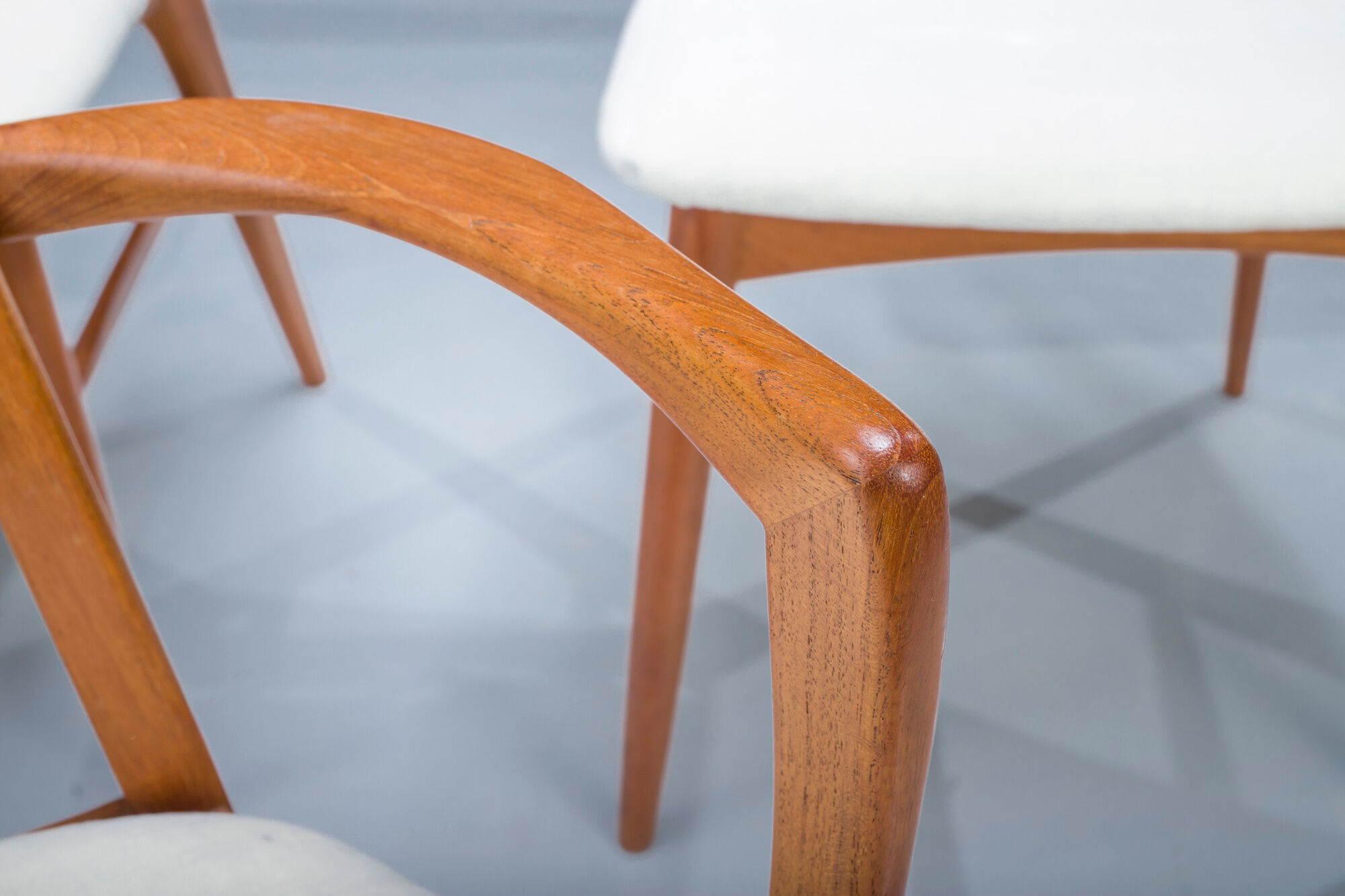 Dining chairs model "eva" by Niels Koefoed for Hornslet Møbelfabrik, 1960