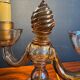 Murano glass candelabrum by Vittorio Zecchin, antique.
