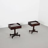 Rosewood Occasional Tables by Claudio Salocchi for Sormani, Italy, 1960s