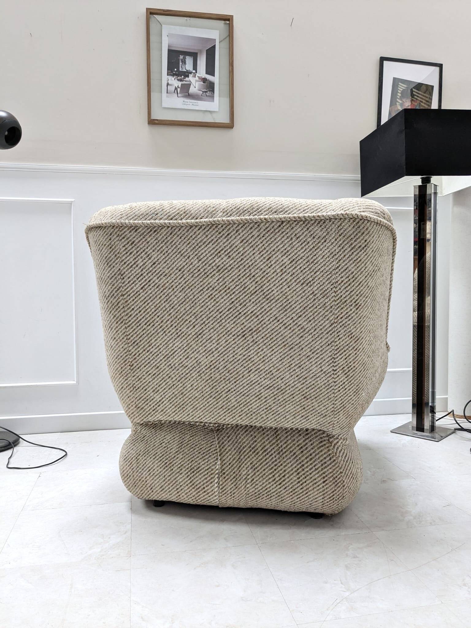 70s beige armchair