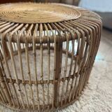 Table basse rotin