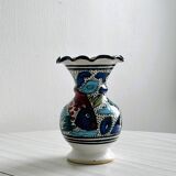 Petit vase peint à la main style Maghrébin.